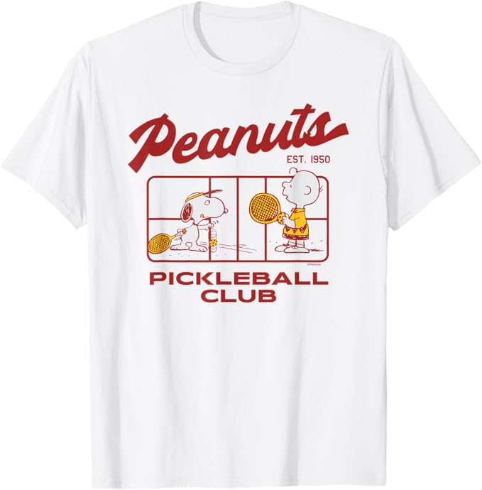 Peanuts - Pickleball Club T-Shirt 