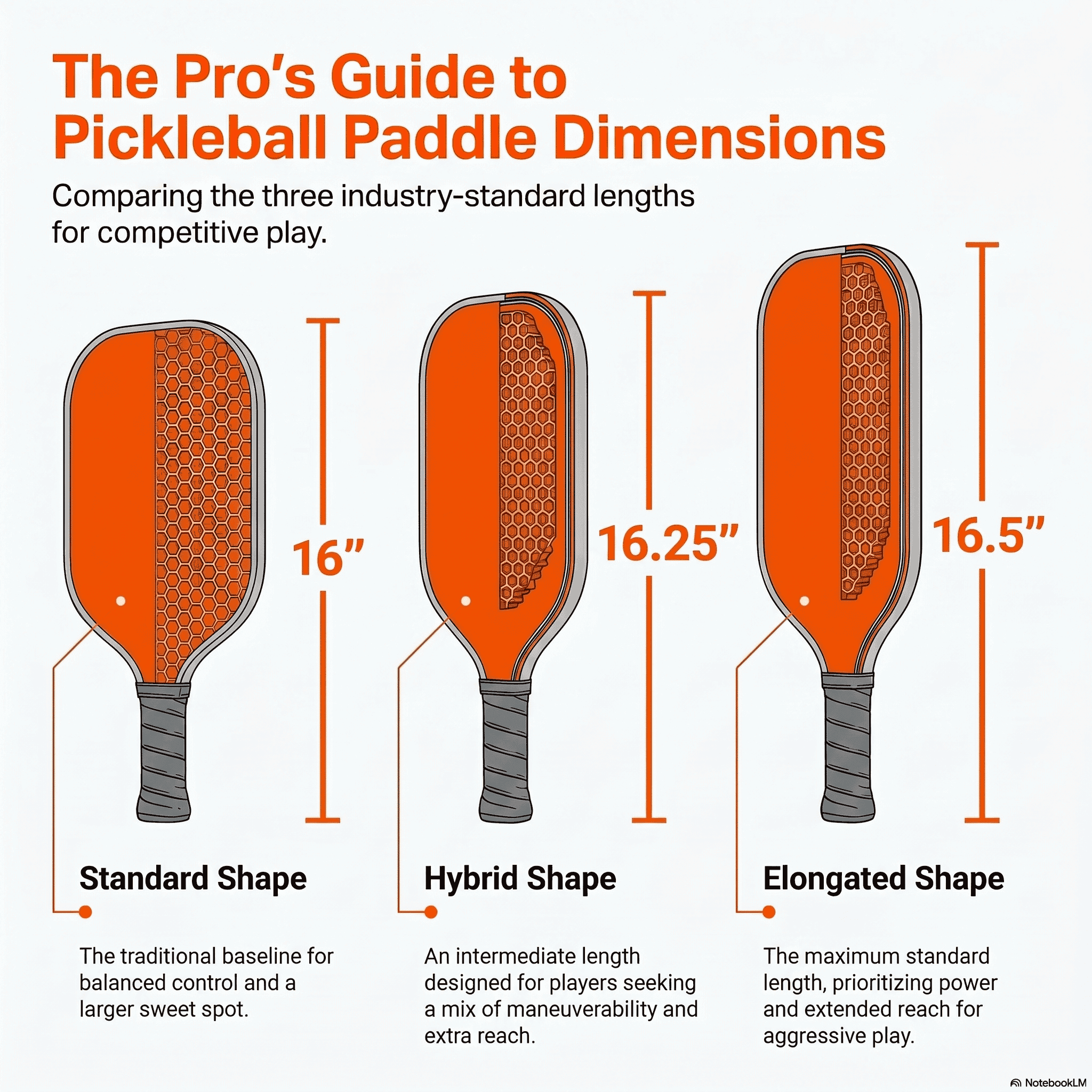 Pickleball Paddle Shape Guide